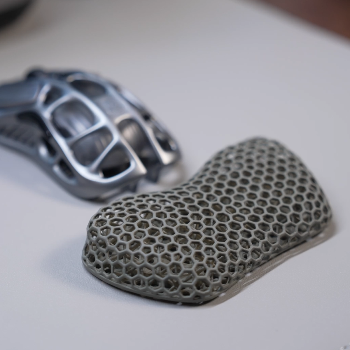 Bublepik Wrist Rest for Mouse - Strom Gray Wave