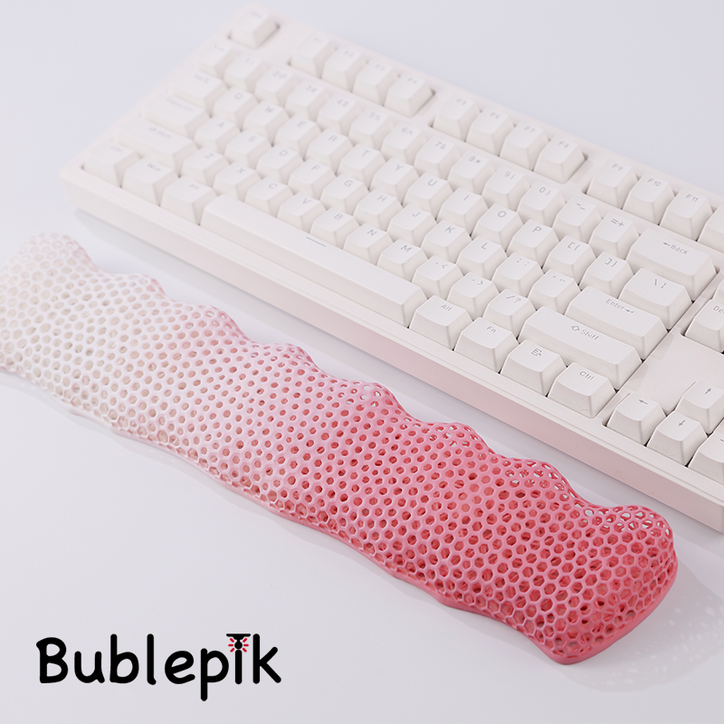 Bublepik Wrist Rest for Keyboard - Gradient Pink