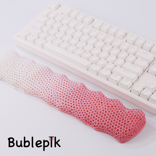 Bublepik Wrist Rest for Keyboard - Gradient Pink