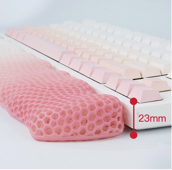 Bublepik Wrist Rest Kit for Keyboard and Mouse - Gradient Pink